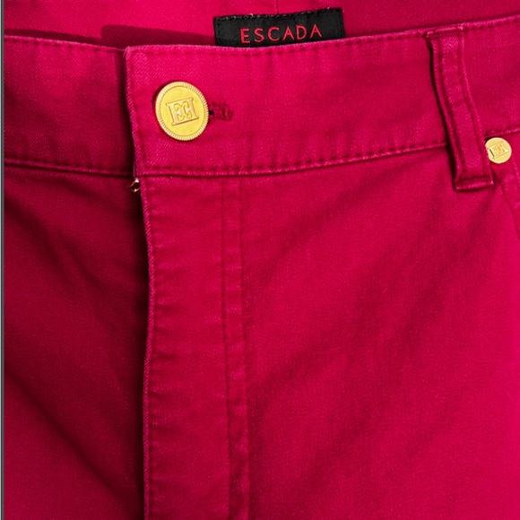 🔻SALE Escada Hot Pink Women’s Jeans | Straight Leg Pants - XL - Picture 6 of 6